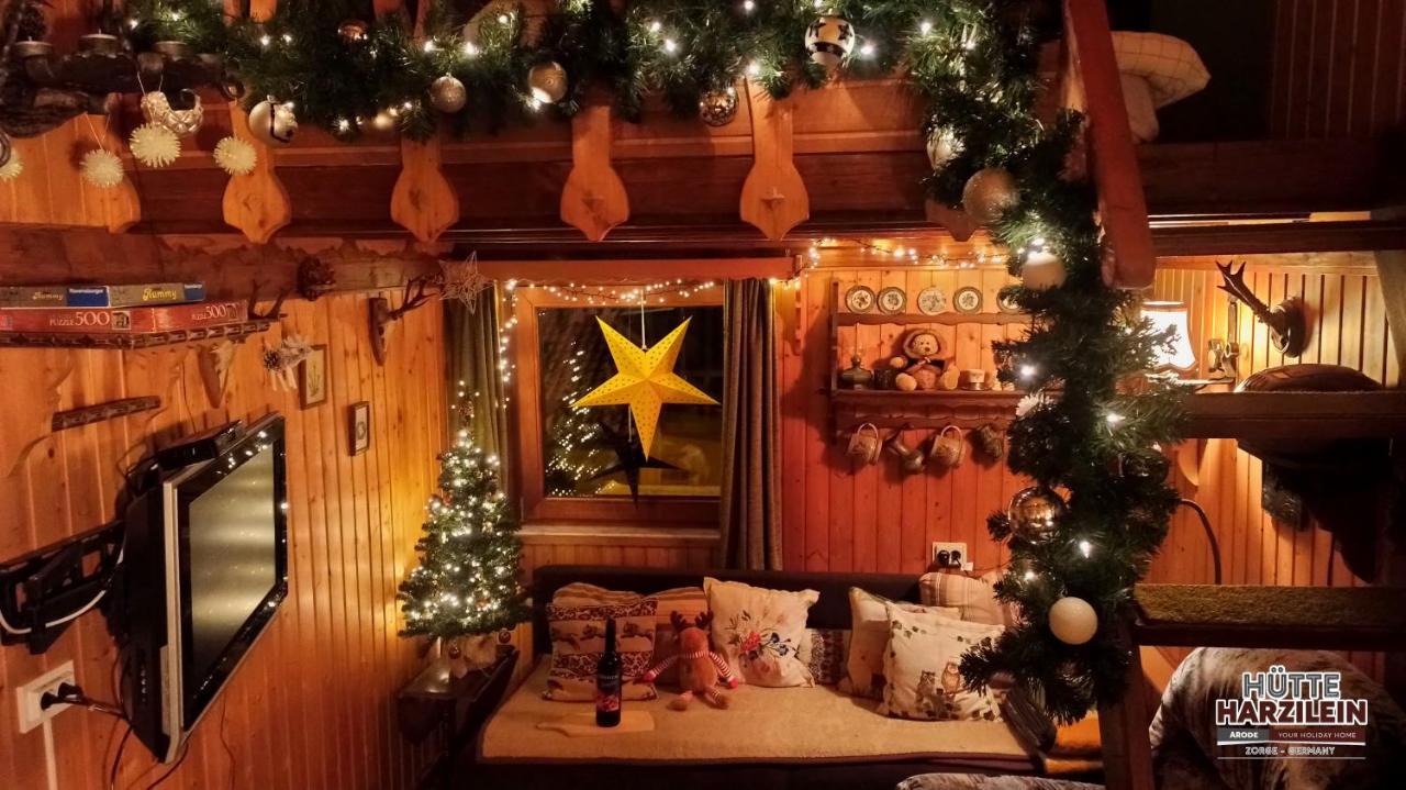 Arode Huette Harzilein - Romantic Tiny House On The Edge Of The Forest Zorge エクステリア 写真