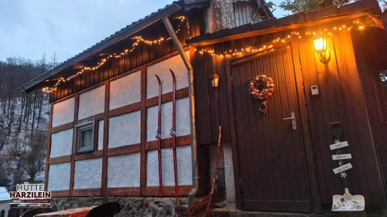 Arode Huette Harzilein - Romantic Tiny House On The Edge Of The Forest Zorge エクステリア 写真