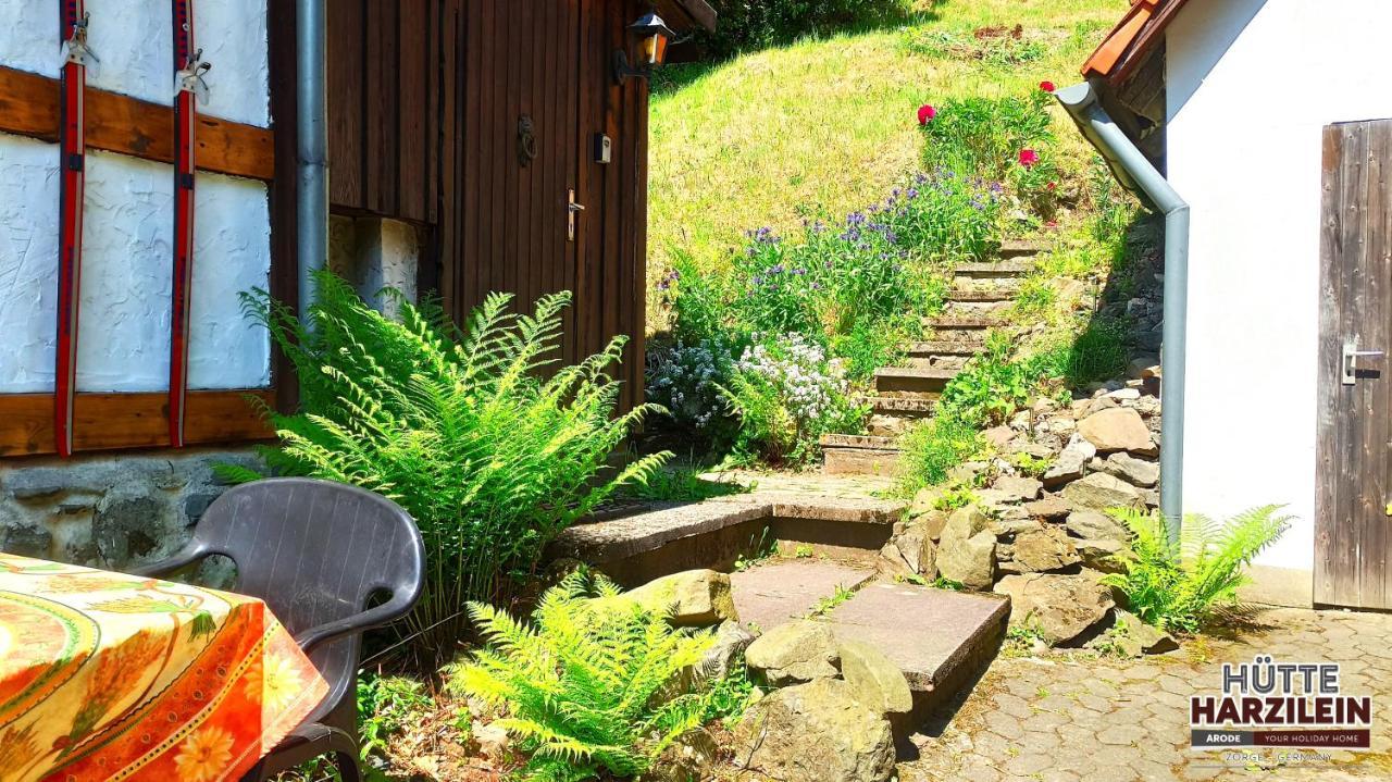 Arode Huette Harzilein - Romantic Tiny House On The Edge Of The Forest Zorge エクステリア 写真