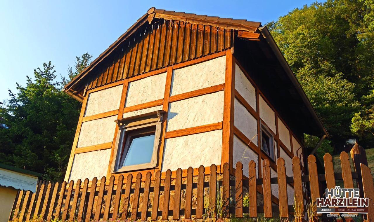 Arode Huette Harzilein - Romantic Tiny House On The Edge Of The Forest Zorge エクステリア 写真