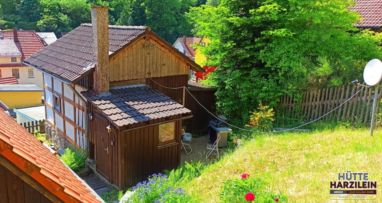 Arode Huette Harzilein - Romantic Tiny House On The Edge Of The Forest Zorge エクステリア 写真
