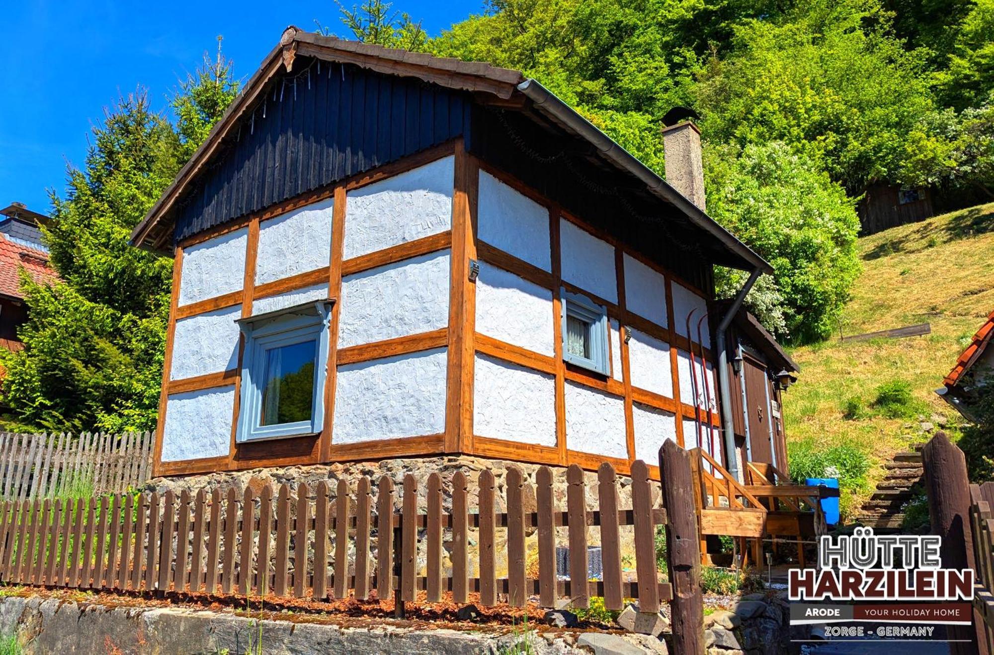 Arode Huette Harzilein - Romantic Tiny House On The Edge Of The Forest Zorge エクステリア 写真
